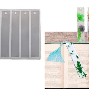 5'li Düz Kare Model Kitap Ayracı Epoksi Kalıbı EPK-805