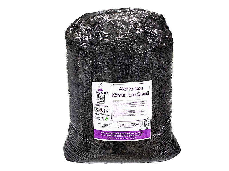 Aktif Karbon - Kömür Tozu Granül 5 KG