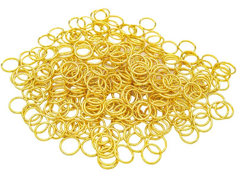 Altın Sarısı Kolye ve Anahtarlık Ucu Yuvarlak Kıskaç 1 KG