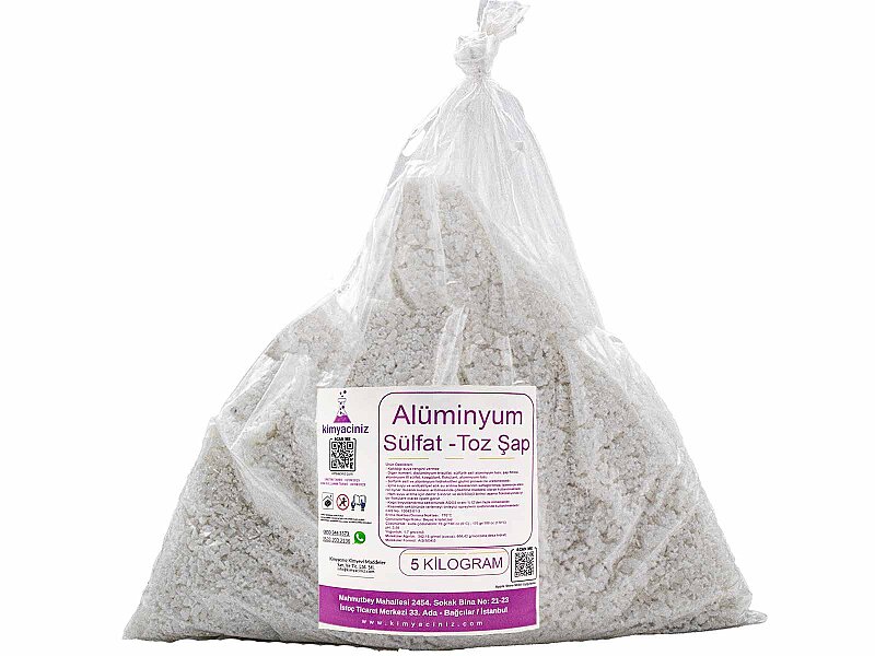 Alüminyum Sülfat - Toz Şap 5 KG