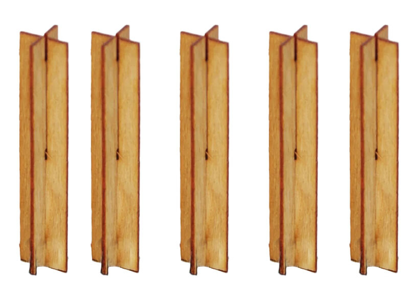 Artı Model Ahşap Fitil 10 Adet