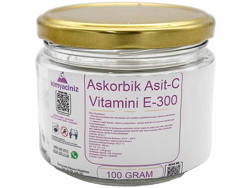 Askorbik Asit - C Vitamini E-300 100 GR