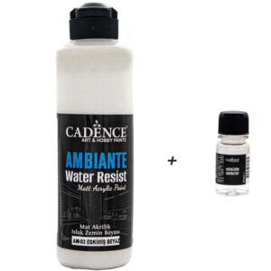 AW03 Ambiante Eskimiş Beyaz Islak Zemin Boyası 250 ML+ Katalizör 10 GR