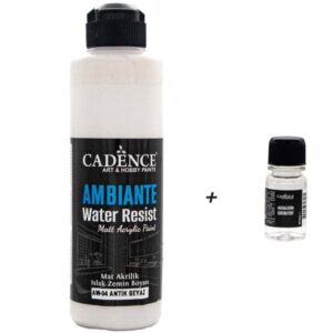 AW04 Ambiante Antik Beyaz Islak Zemin Boyası 250 ML+ Katalizör 10 GR