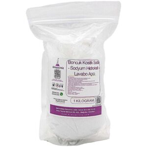 Boncuk Kostik Soda - Sodyum Hidroksit - Lavabo Açıcı 1 KG