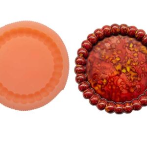 Bubble Yuvarlak Model Silikon Mum Kalıbı M-197