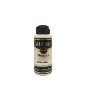 Cadence 0355 Bej Premium Akrilik Boya 120 ML