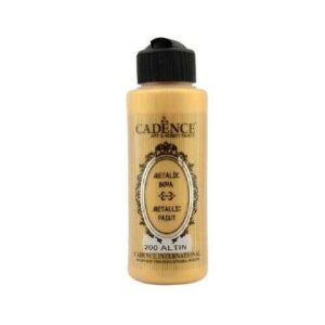 Cadence 200 Altın Metalik Sedefli Akrilik Boya 120 ML