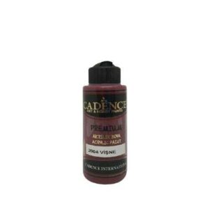 Cadence 2004 Vişne Premium Akrilik Boya 120 ML
