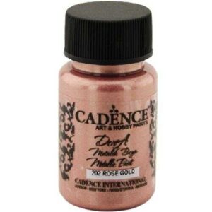 Cadence 202 Rose Gold Dora Metalik Boya 50 ML