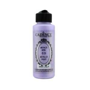 Cadence 205 Lila Metalik Sedefli Akrilik Boya 120 ML