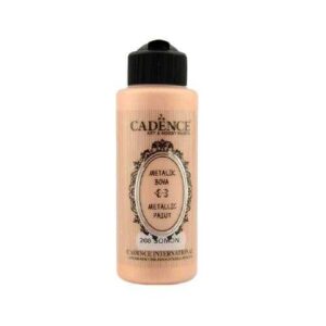 Cadence 208 Somon Metalik Sedefli Akrilik Boya 120 ML