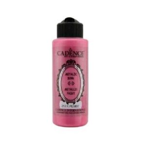 Cadence 212 K. Pembe Metalik Sedefli Akrilik Boya 120 ML