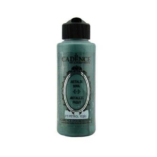 Cadence 213 Petrol Yeşili Metalik Sedefli Akrilik Boya 120 ML