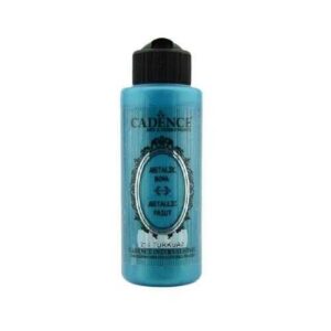 Cadence 214 Turkuaz Metalik Sedefli Akrilik Boya 120 ML