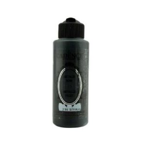 Cadence 216 Siyah Metalik Sedefli Akrilik Boya 120 ML