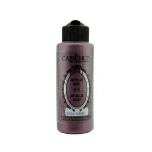 Cadence 217 Gül Kurusu Metalik Sedefli Akrilik Boya 120 ML