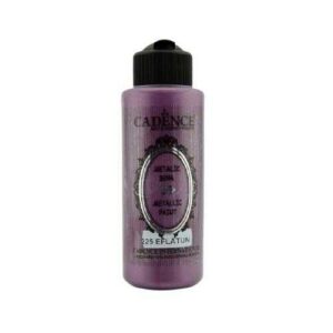 Cadence 225 Eflatun Metalik Sedefli Akrilik Boya 120 ML