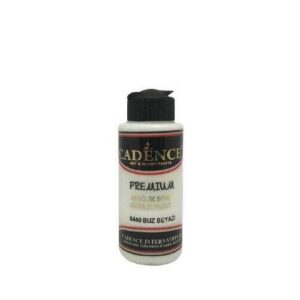Cadence 6440 Buz Beyazı Premium Akrilik Boya 120 ML