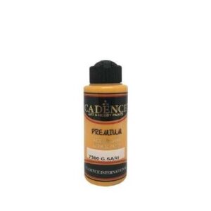 Cadence 7360 G. Sarı Premium Akrilik Boya 120 ML