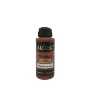 Cadence 7554 Oksit Kırmızı Premium Akrilik Boya 120 ML