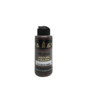 Cadence 7575 Koyu Kahve Premium Akrilik Boya 120 ML