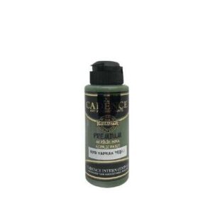 Cadence 8018 Yaprak Yeşili Premium Akrilik Boya 120 ML