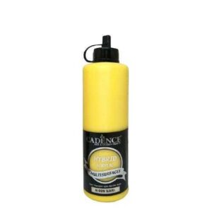 Cadence H-009 Sarı Hybrid Multisurfaces Akrilik Boya 500 ML