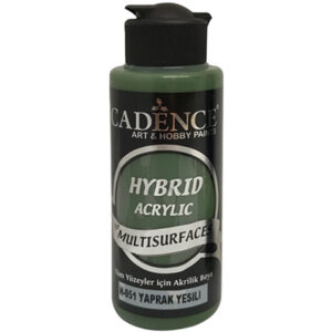 Cadence H-051 Yaprak Yeşili Hybrid Multisurfaces Akrilik Boya 120 ML