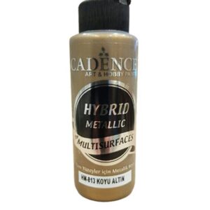 Cadence HM-813 Koyu Altın Hybrid Multisurfaces Akrilik Boya 120 ML
