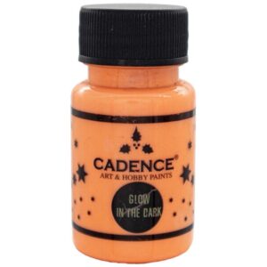 Cadence Karanlıkta Parlayan Boya Glow In The Dark 580 Turuncu 50 ML