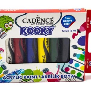 Cadence Kooky 6'li Akrilik 15 ML Boya Seti