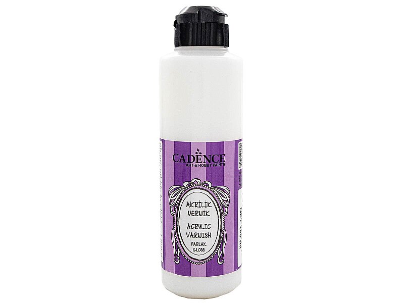 Cadence Su Bazlı Parlak Akrilik Vernik 250 ML