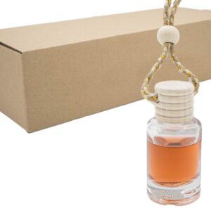 Cam Oto Kokusu Şişesi 10 ml Ahşap Kapaklı 150 Adet