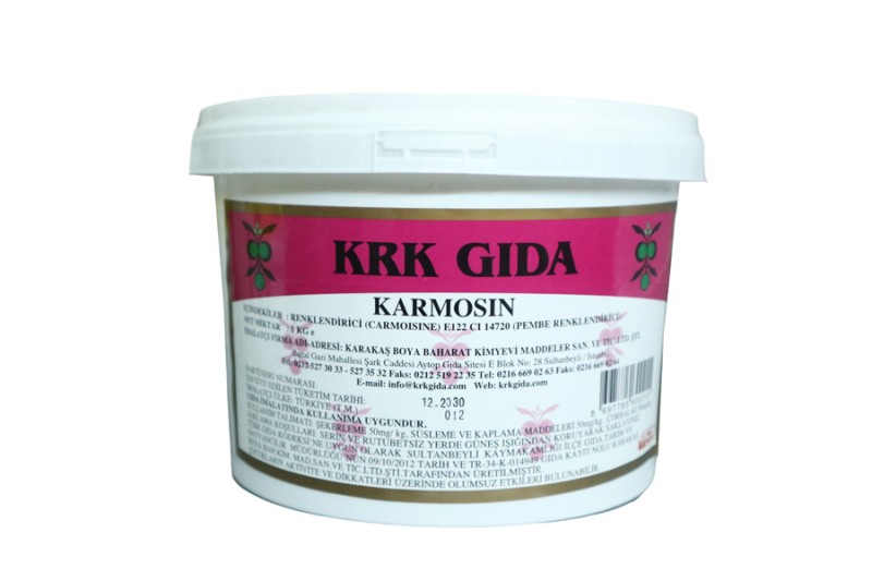 Carmoisine E122 Pembe Gıda Boyası 1 KG