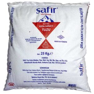 Çekilmiş Kaya Tuzu - Çankırı - Öğütülmüş 25 KG