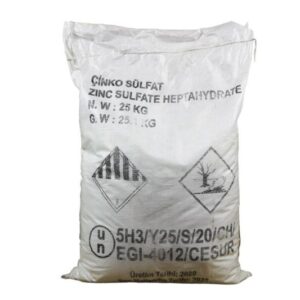 Çinko Sülfat Heptahidrat 25 KG