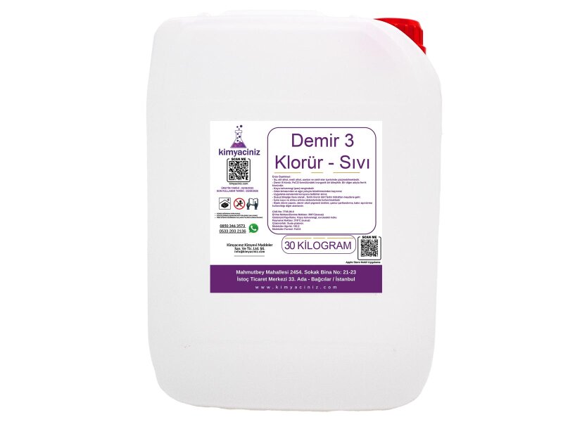 Demir 3 Klorür - Sıvı 30 KG