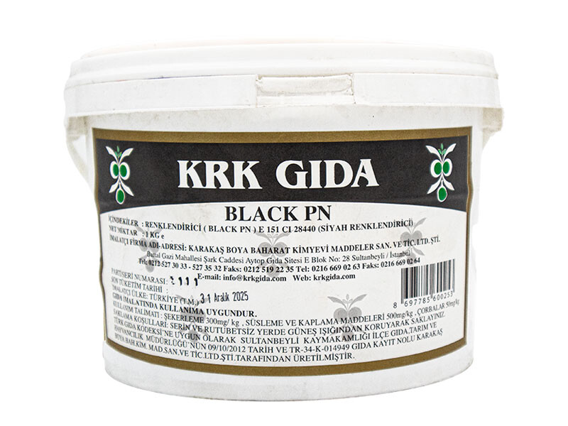 Food Black PN E151 Siyah Gıda Boyası 1 KG