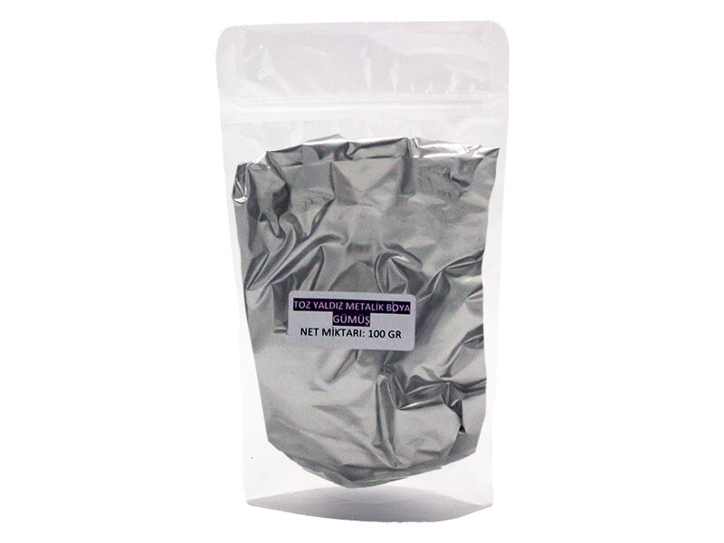 Gümüş Toz Yaldız Metalik Boya 100 GR