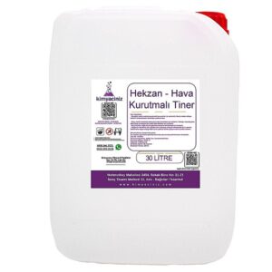 Hekzan - Hava Kurutmalı Tiner 30 LT