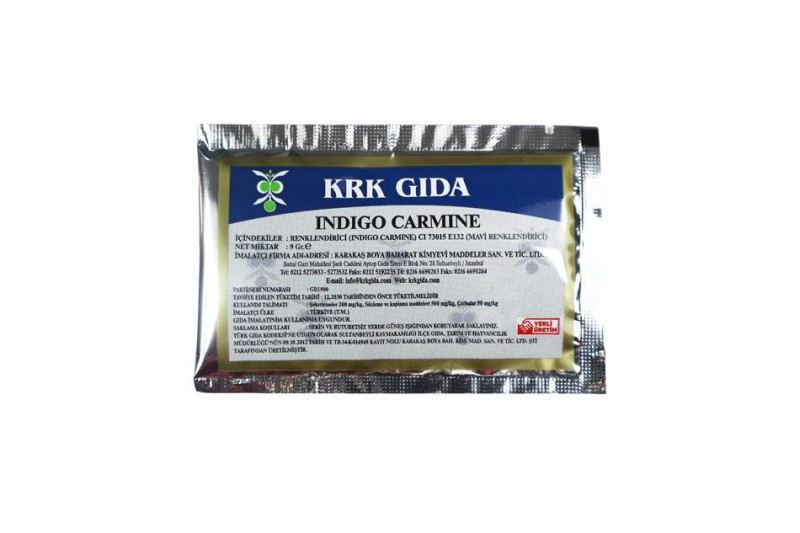 İndigo Carmine Koyu Mavi Gıda Boyası 9 GR