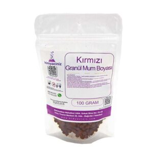 Kırmızı Granül Mum Boyası 100 GR