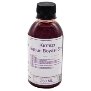 Kırmızı Sabun Boyası - Sıvı 250 CC