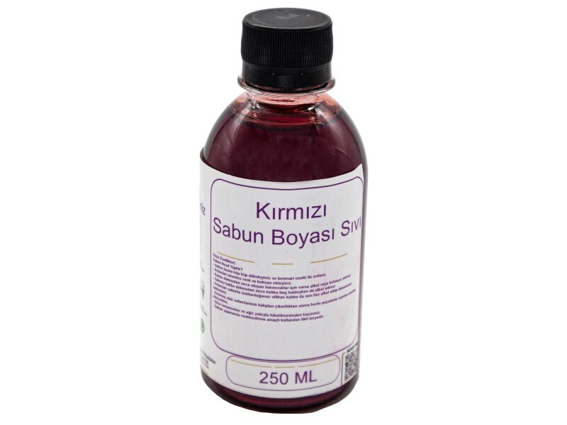 Kırmızı Sabun Boyası - Sıvı 250 CC