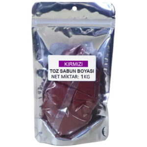 Kırmızı Toz Doğal Sabun Boyası 1 KG