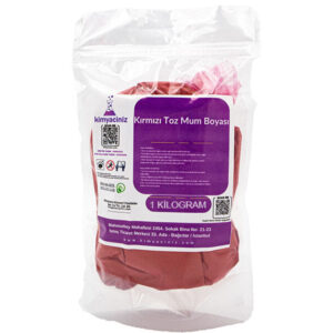 Kırmızı Toz Mum Boyası 1 KG