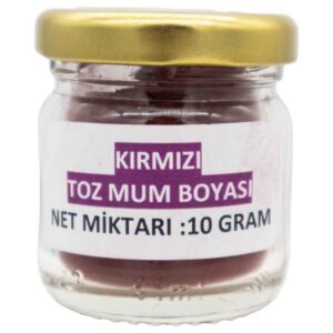 Kırmızı Toz Mum Boyası 10 GR