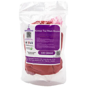 Kırmızı Toz Mum Boyası 100 GR