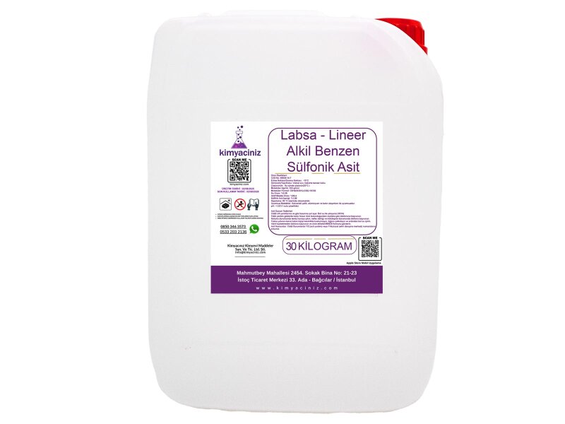Labsa - Lineer Alkil Benzen Sülfonik Asit 30 KG